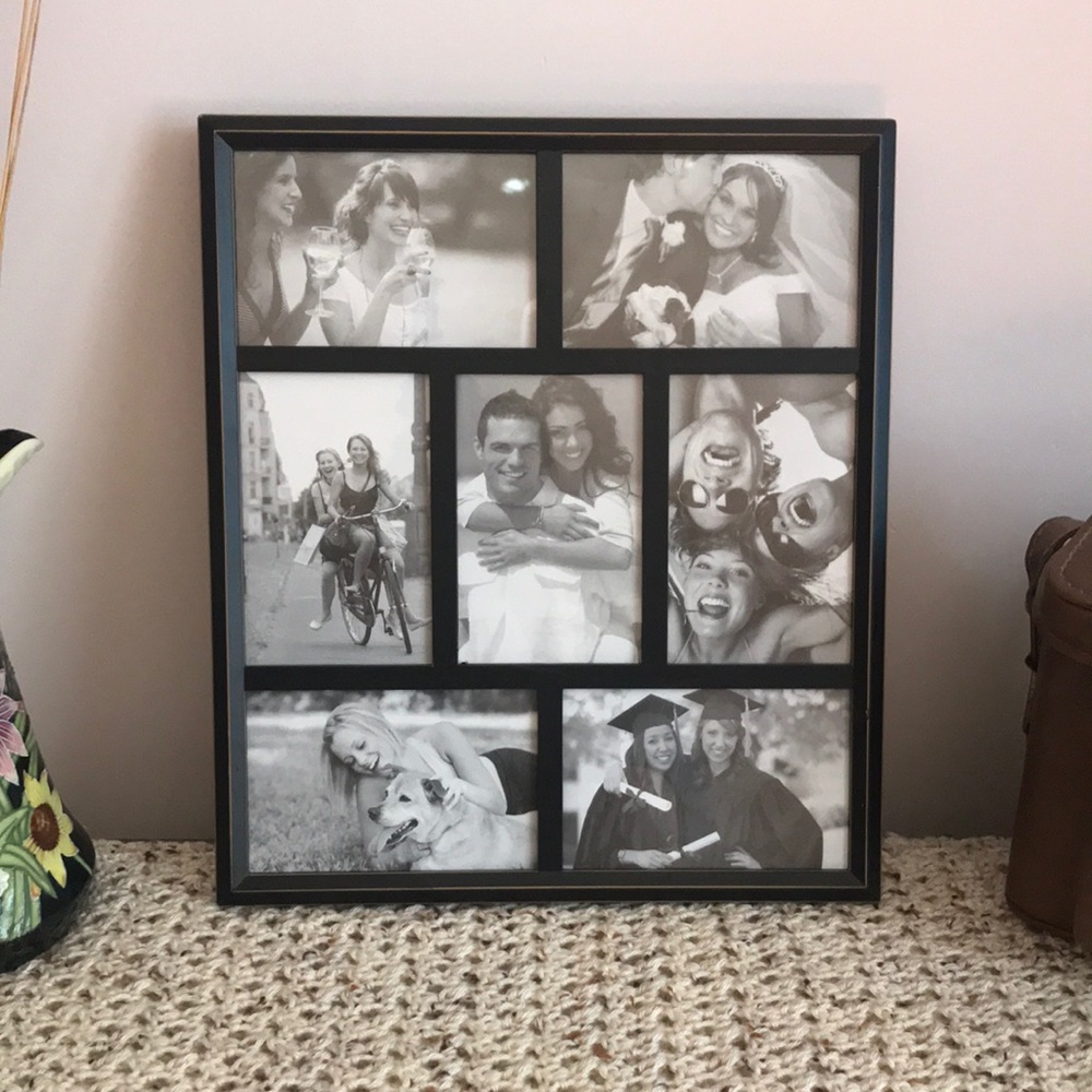 Black Multi Photo Frame